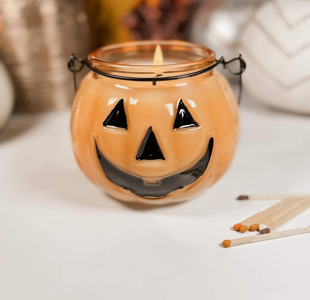 Jack-O-Lantern Candle