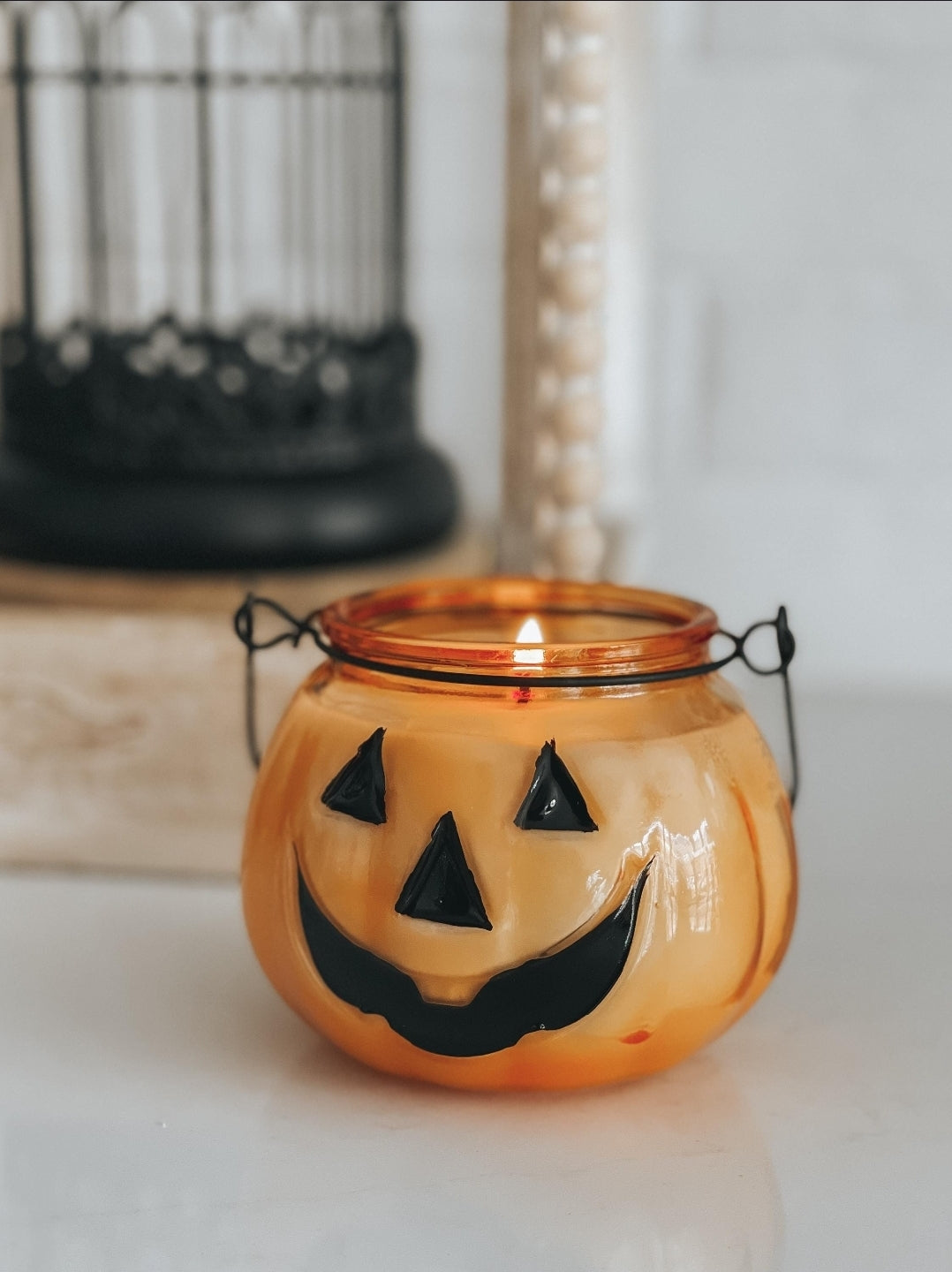 Jack-O-Lantern Candle